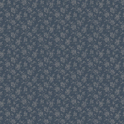 Hip Rose Wallpaper - Blue - Boråstapeter - 1177 - Premier Wallcovering