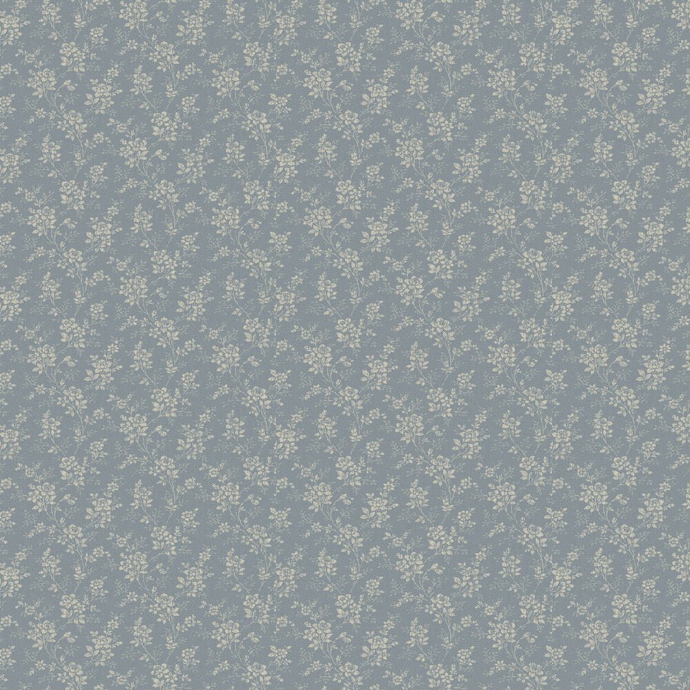 Hip Rose Wallpaper - Light Blue - Boråstapeter - 4728 - Premier Wallcovering