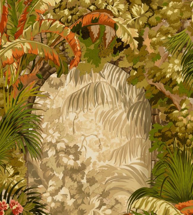 Hispalis Wallpaper - Khaki Multi - 117/2005 - Cole & Son - Premier Wallcovering