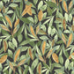 Hojas Nicaragua Wallpaper - Vert And Noir - Casadeco - 85977528 - Premier Wallcovering