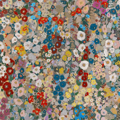 Hollyhocks Wallpaper - Autumn - House of Hackney - 1-WA-HOL-DI-AUT-XXX