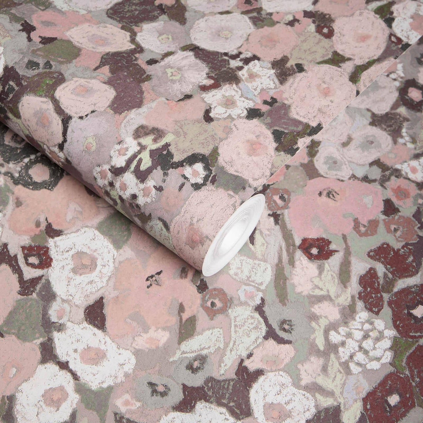 Hollyhocks Wallpaper - Earth - House of Hackney - 1-WA-HOL-DI-EAR-XXX