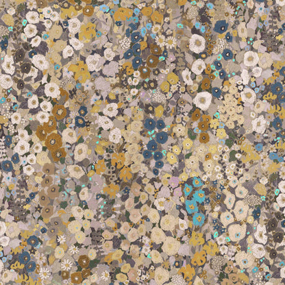 Hollyhocks Wallpaper - Flax - House of Hackney - 1-WA-HOL-DI-FAX-XXX
