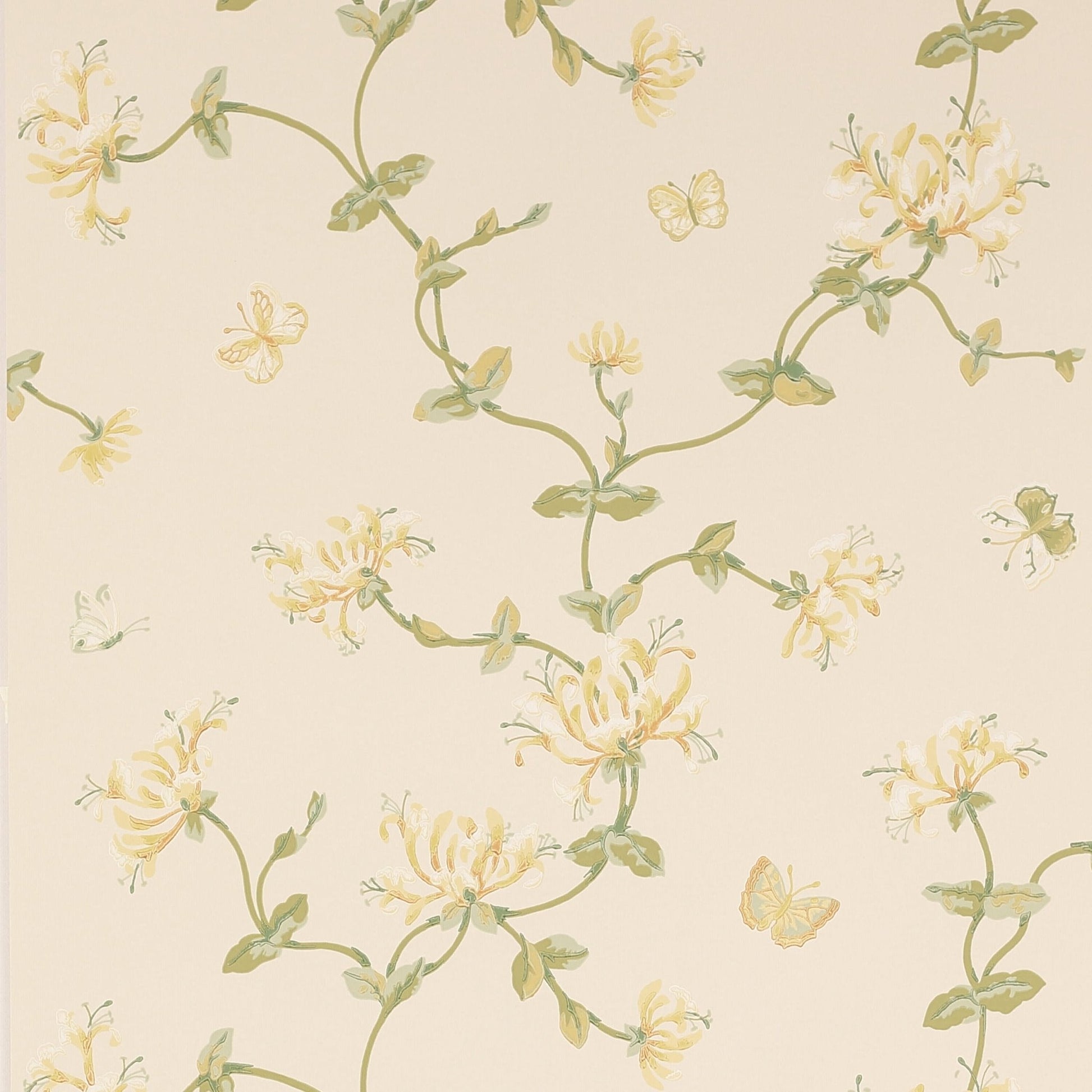 Honeysuckle Garden Wallpaper - Gold - Colefax & Fowler - W7002 - 05 - Premier Wallcovering