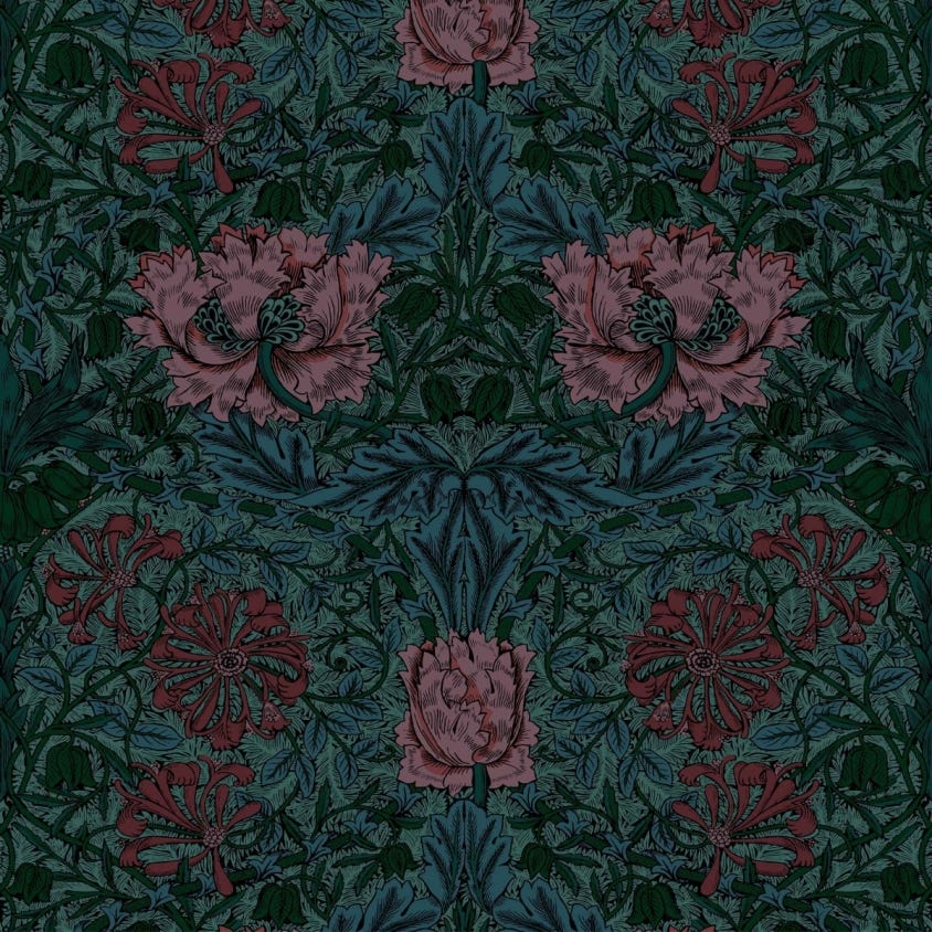 Honeysuckle Wallpaper - House of Hackney - 1 - WA - HON - DI - PET - XXX - Premier Wallcovering