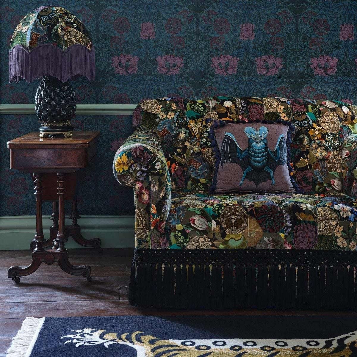 Honeysuckle Wallpaper - Petrol - House of Hackney - 1-WA-HON-DI-PET-XXX
