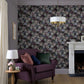 Honnington Peonies Wallpaper - Blackberry Purple - Laura Ashley - 121088 - Premier Wallcovering