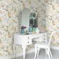 Hoppmosse Wallpaper - White - Boråstapeter - 1450 - Premier Wallcovering