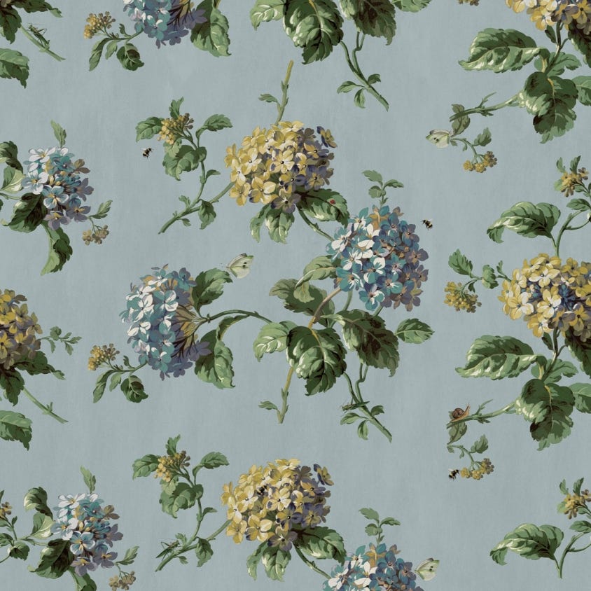 Hortensia Wallpaper - House of Hackney - 1 - WA - HOR - DI - SKY - XXX - Premier Wallcovering
