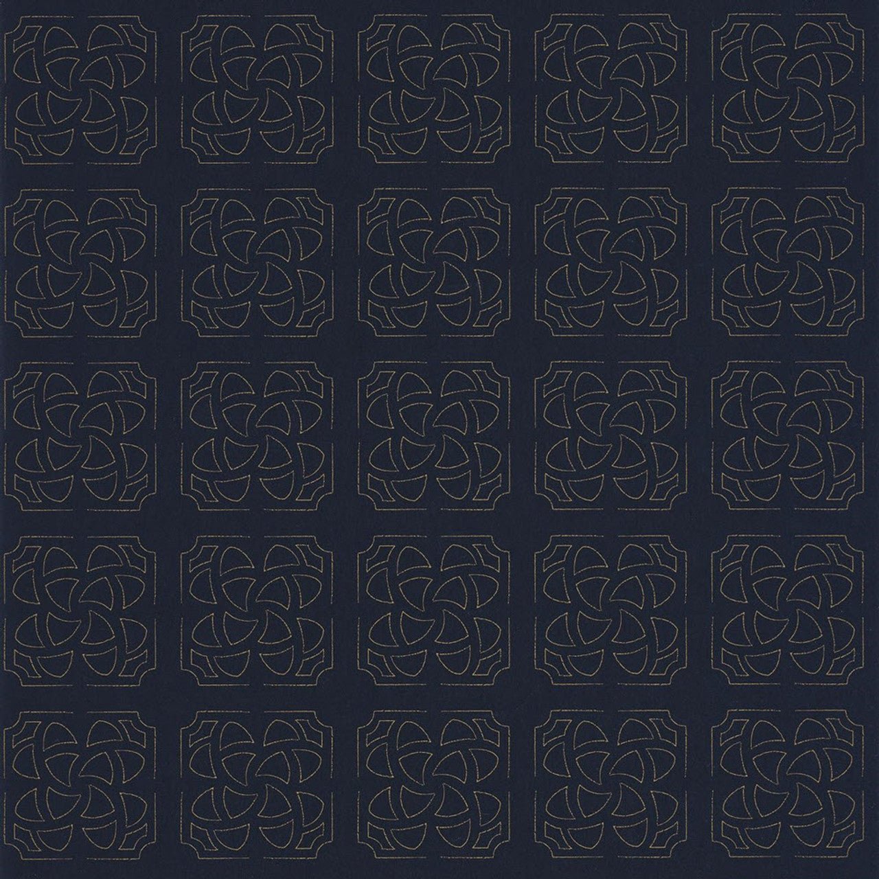 Hortus Botanica Wallpaper - Bleu Encre - Casadeco - 85936612 - Premier Wallcovering