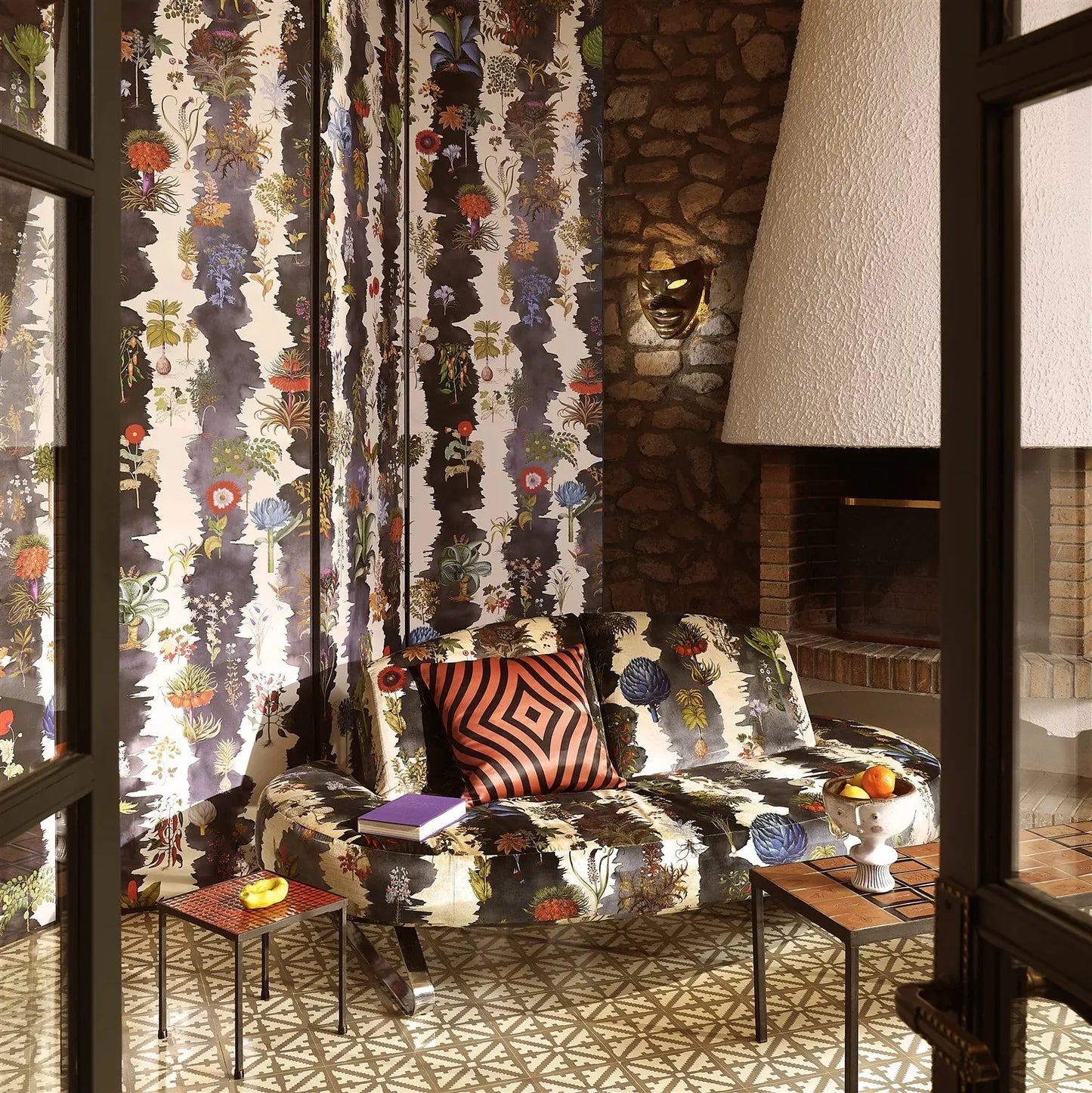 Huerta Gitana Wallpaper - Piedra - Christian Lacroix - PCL7067/01 - Premier Wallcovering