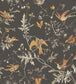 Hummingbirds Wallpaper - Charcoal & Ginger - 112/4017 - Cole & Son - Premier Wallcovering