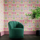 Hyacinth Wallpaper - Cosmo Pink - 510008 - Morris & Co - Premier Wallcovering