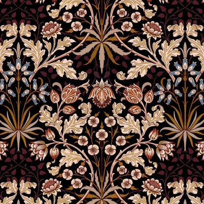Hyacinth Wallpaper - Black - House of Hackney - 1-WA-HYA-DI-BLK-XXX