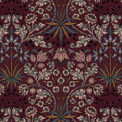 Hyacinth Wallpaper - Mulberry - House of Hackney - 1-WA-HYA-DI-MUL-XXX