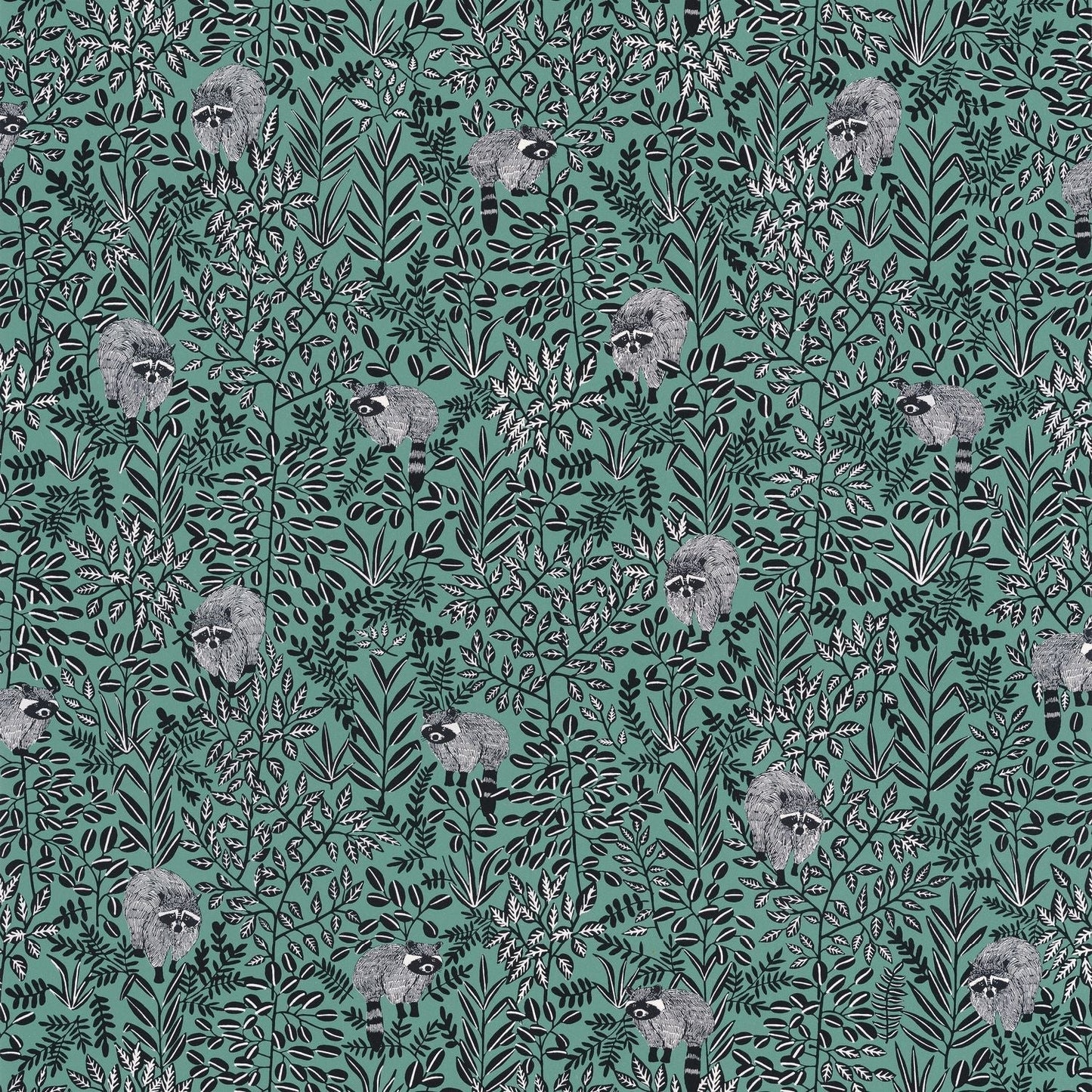 Hygge Free Spirit Wallpaper - Vert Pin - Caselio - 100547918
