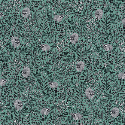Hygge Free Spirit Wallpaper - Vert Pin - Caselio - 100547918