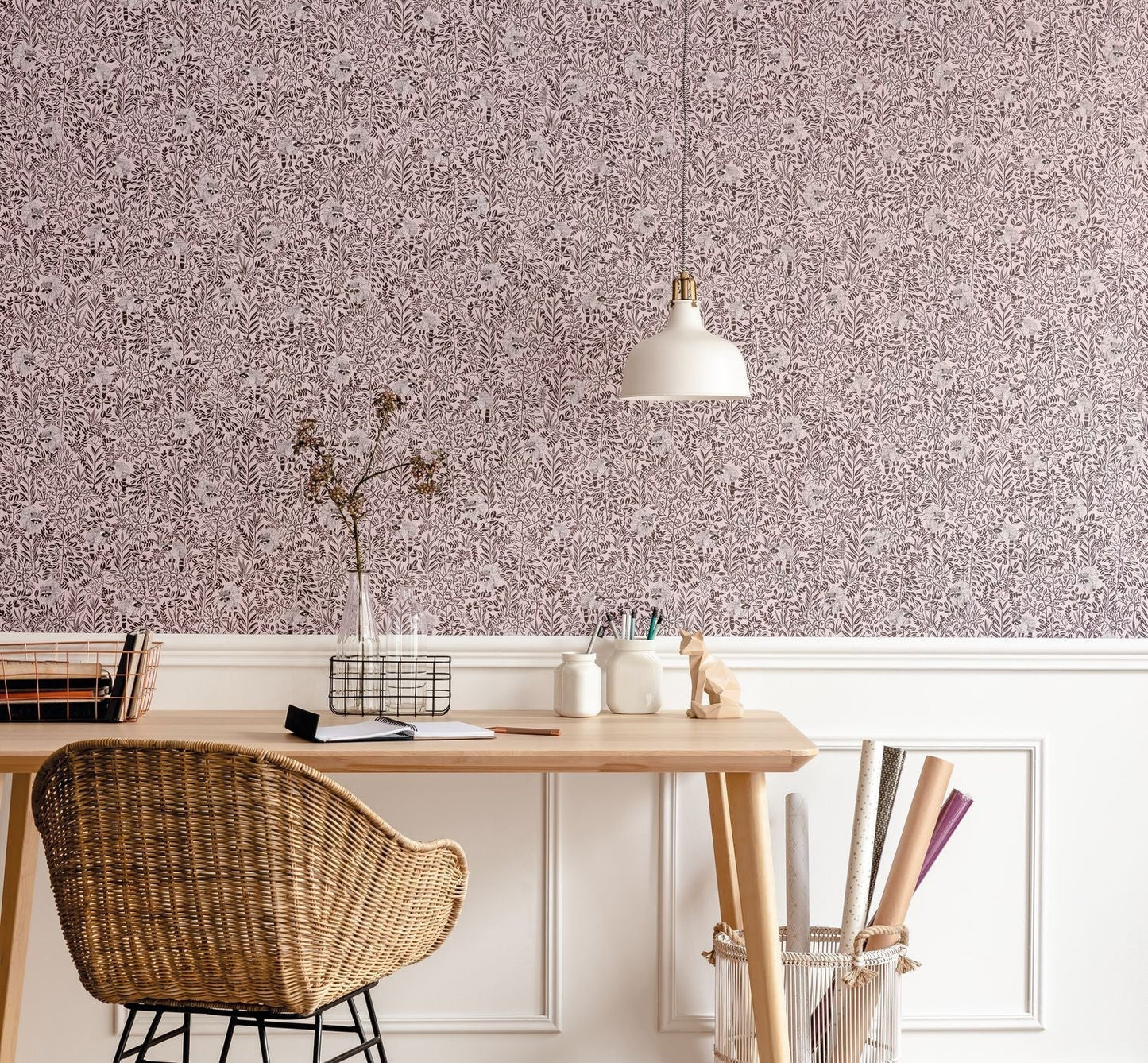 Hygge Free Spirit Wallpaper - Taupe - Caselio - 100544525