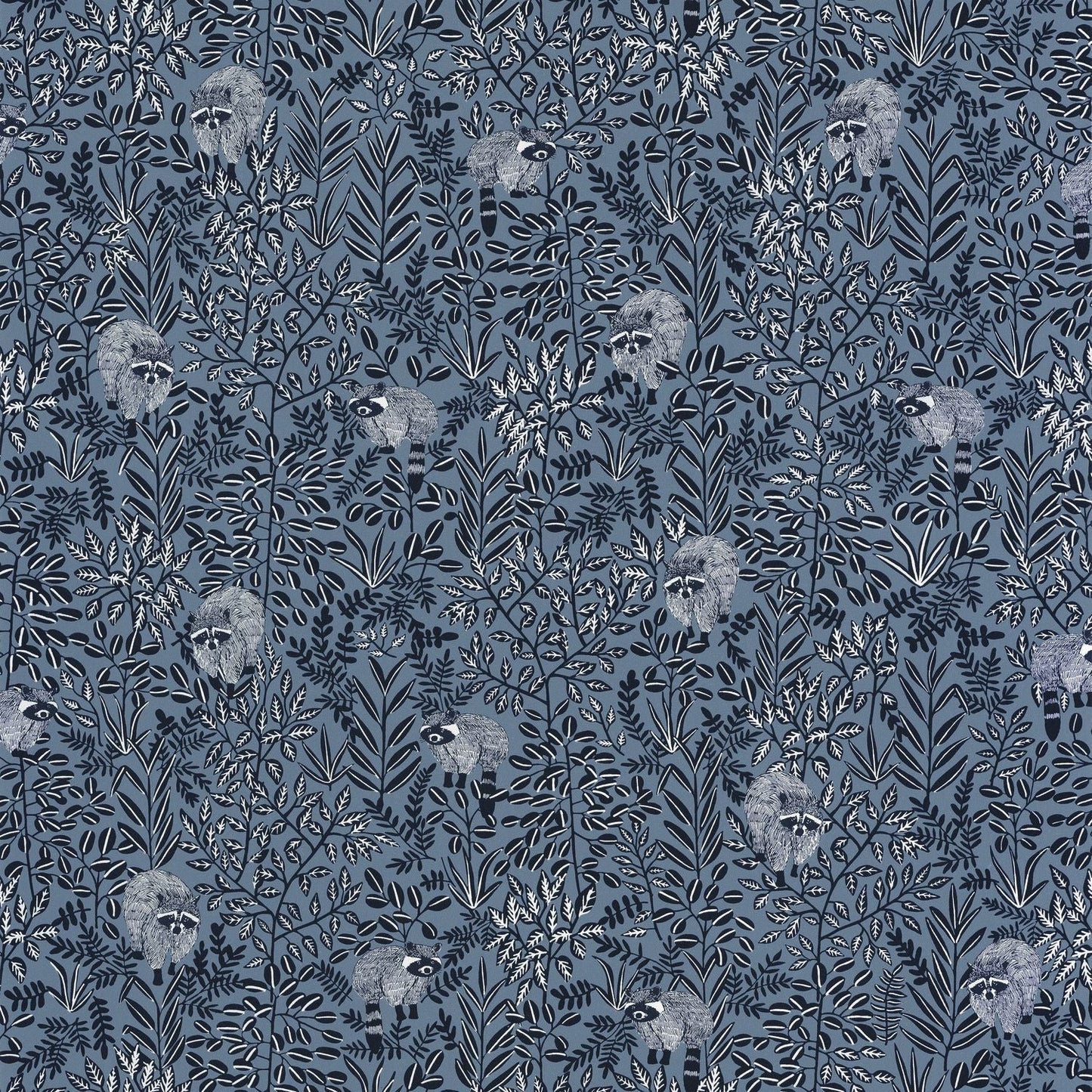 Hygge Free Spirit Wallpaper - Bleu Gris - Caselio - 100546911