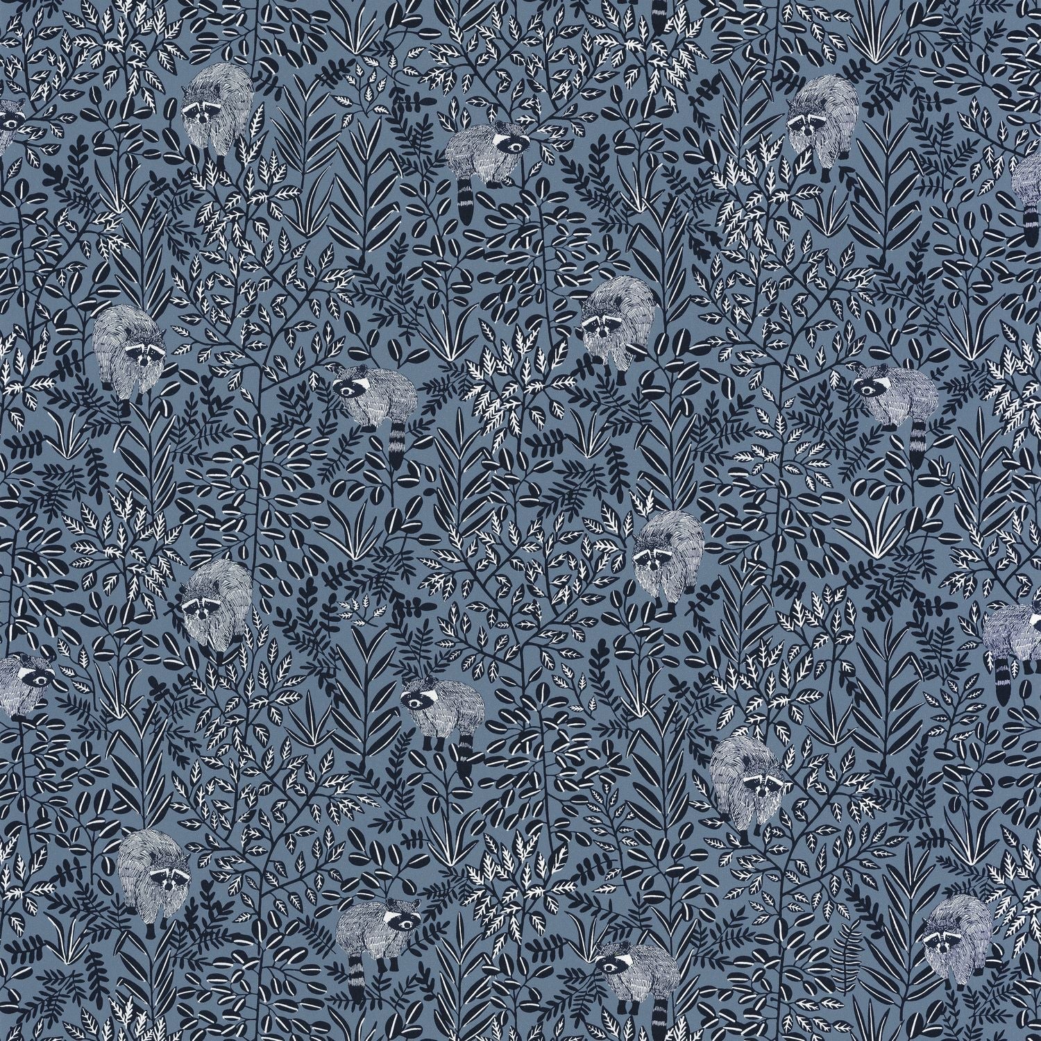 Hygge Free Spirit Wallpaper - Bleu Gris - Caselio - 100546911