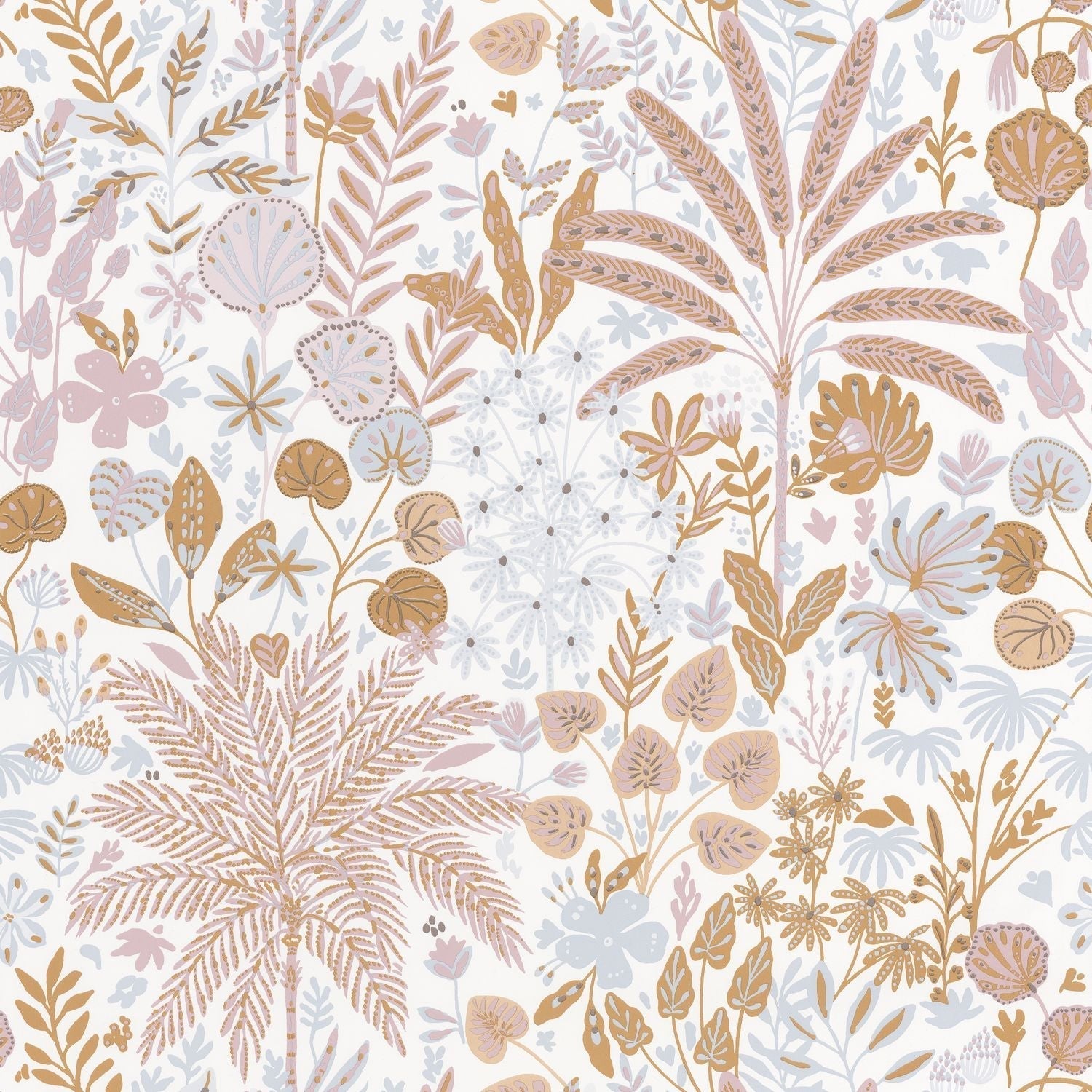 Hygge Hope Wallpaper - Vieux Rose/ Gris - Caselio - 100594811