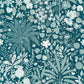 Hygge Hope Wallpaper - Teal Blue - Caselio - 100596120