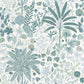 Hygge Hope Wallpaper - Vert D'eau/ Blanc - Caselio - 100597128