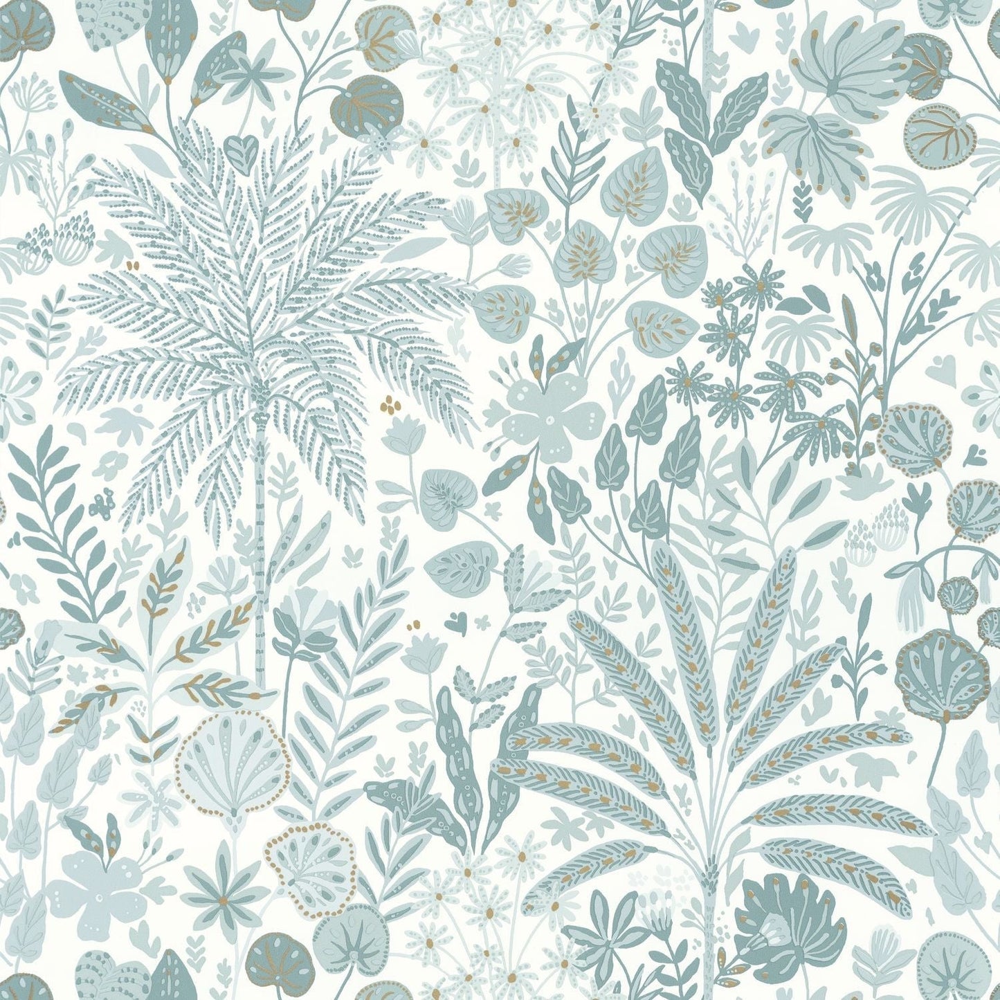 Hygge Hope Wallpaper - Smoke Blue - Caselio - 100596029