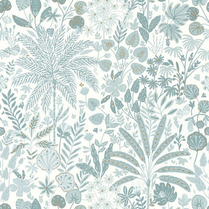 Hygge Hope Wallpaper - Smoke Blue - Caselio - 100596029