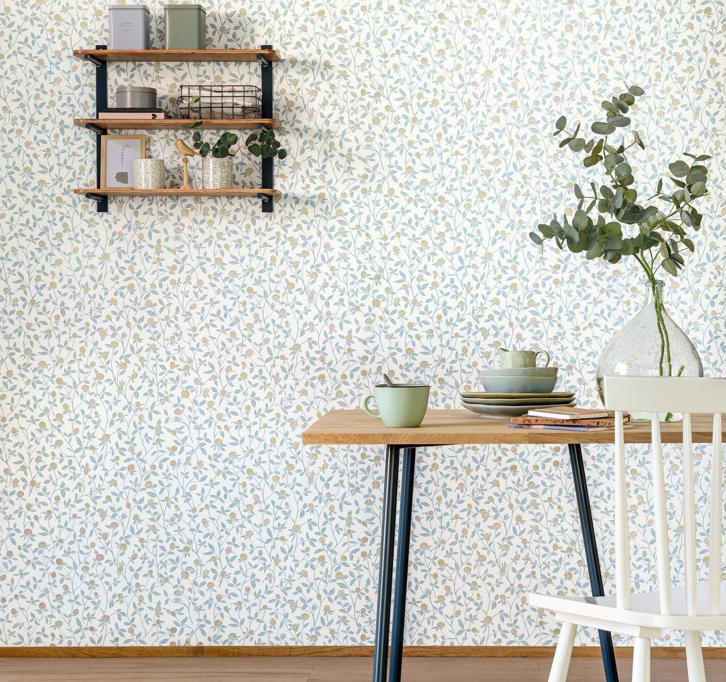 Hygge Serenity Wallpaper - Vert D'eau - Caselio - 100567321