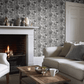Hypnotic Safari Wallpaper - Charcoal - Boråstapeter - 2068 - Premier Wallcovering