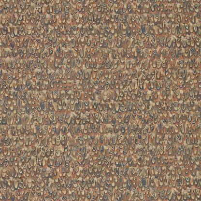Icarus Wallpaper - Copper/Phesant - ZKEM312674 - Zoffany - Morris Wallpaper