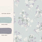 Igerna Wallpaper - Pale Duck Egg Blue - Laura Ashley - 119857 - Premier Wallcovering