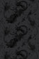 Iguana Superwide Wallpaper - Black on Black - Timorous Beasties - SWP/IGU/BLK/05 - Premier Wallcovering