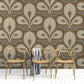 Ikat Clover Wallpaper - Brown - Josephine Munsey - JMW-103421 - Premier Wallcovering