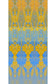 Ikat Damask Wallpaper Panels - Blues and Golds - Timorous Beasties - ROR/IKAT/MICA/05 - Premier Wallcovering