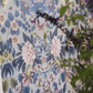 Ikebana Damask Wallpaper - Slate Blue - PDG1156/04 - Designers Guild
