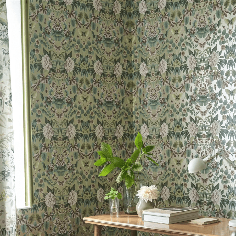 Ikebana Damask Wallpaper - Gilver - PDG1156/03 - Designers Guild
