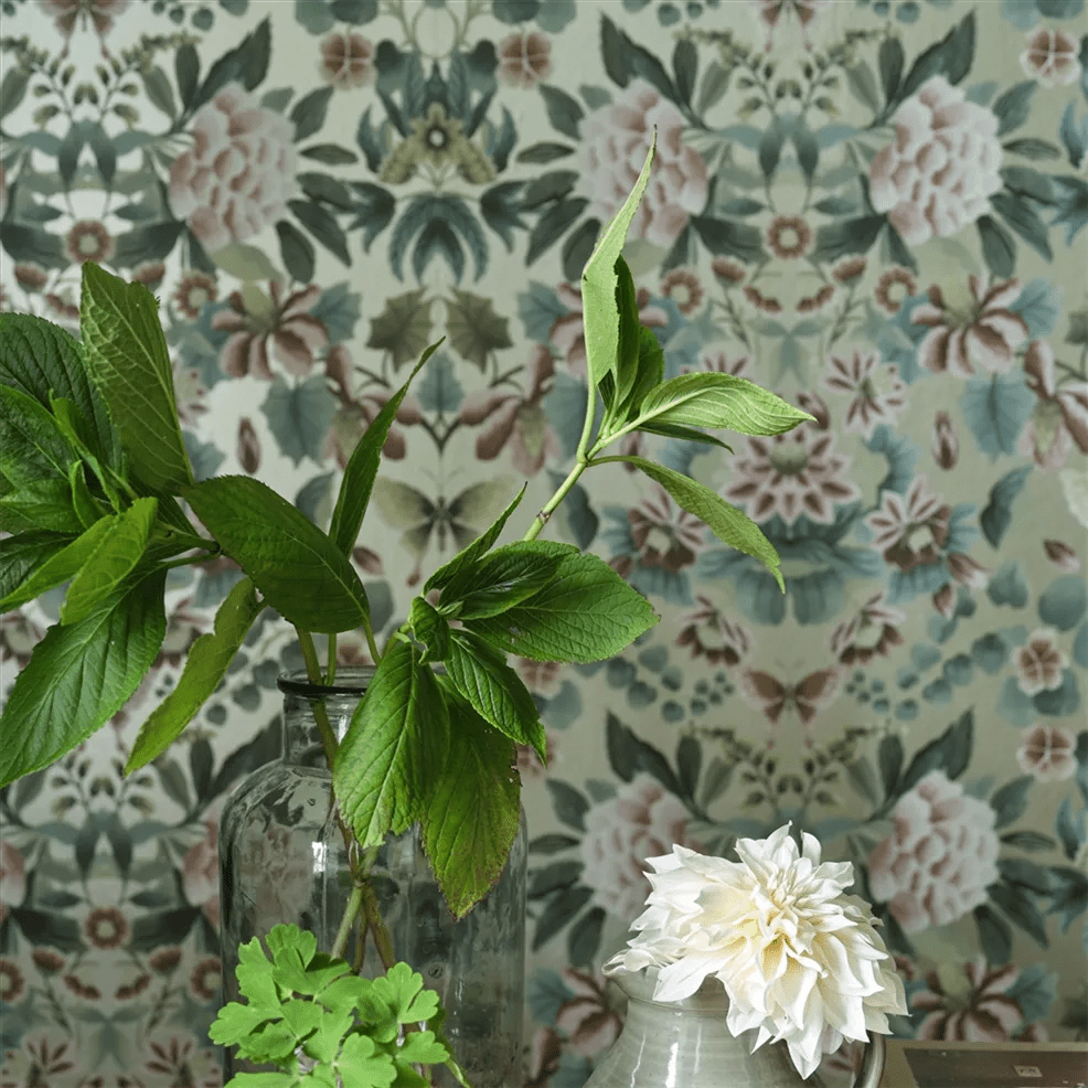Ikebana Damask Wallpaper - Gilver - PDG1156/03 - Designers Guild