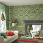 Ikebana Damask Wallpaper - Aqua - PDG1156/05 - Designers Guild