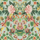 Ikebana Damask Wallpaper - Aqua - PDG1156/05 - Designers Guild