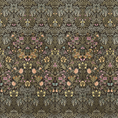 Ikebana Grande Wallpaper - Chocolate - PDG1162/02 - Designers Guild