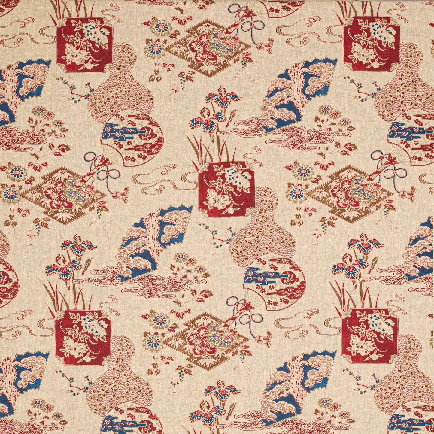 Imari Fabric - Carmin - Manuel Canovas - M4116-03 - Premier Wallcovering