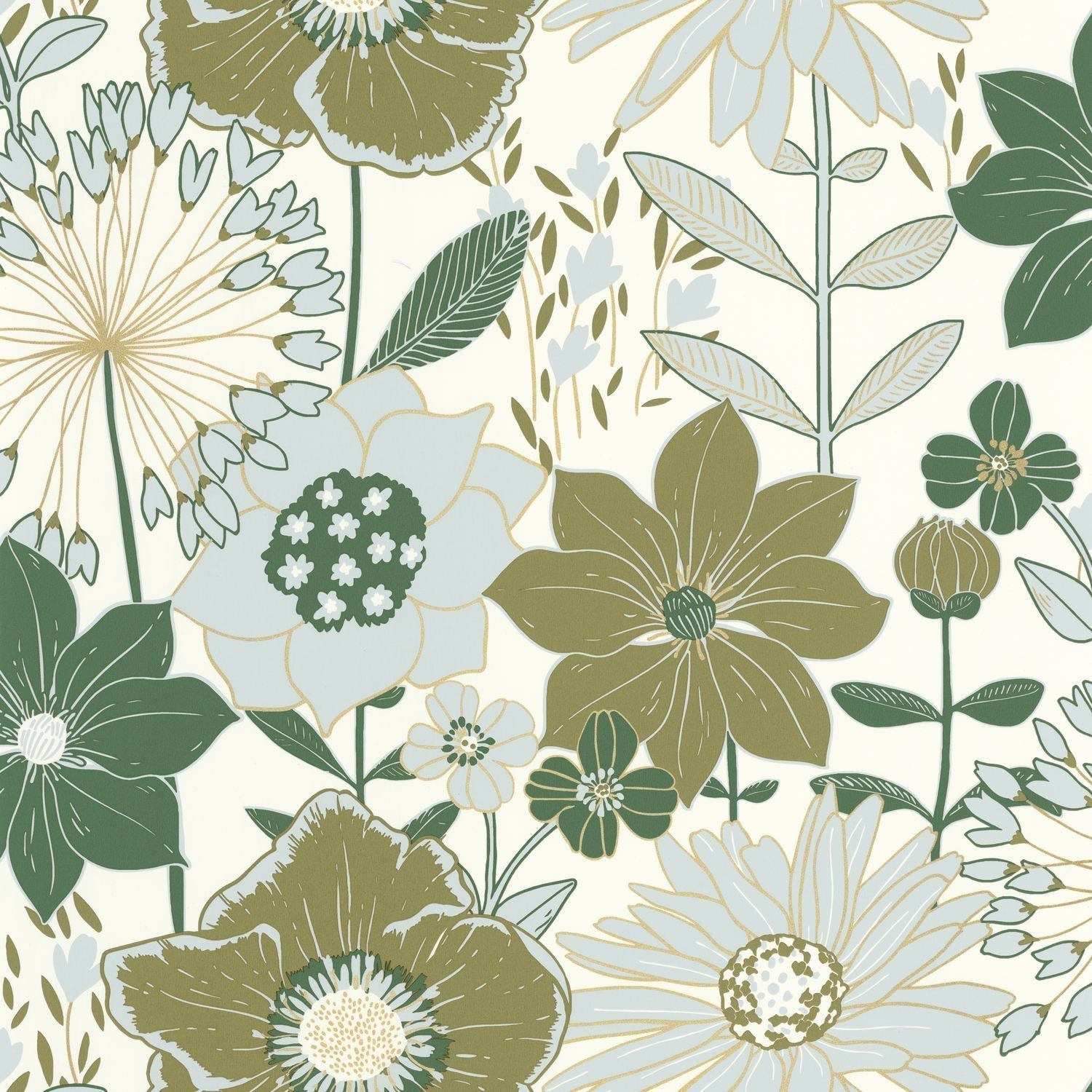 Immensite Wallpaper - Vert - Caselio - 104557028