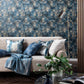 Impatto Wallpaper - Midnight - Clarke & Clarke - W0182/02 - Premier Wallcovering
