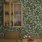 In the Oak Wallpaper - Green / Neutral - Boråstapeter - 2049 - Premier Wallcovering