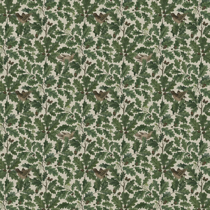 In the Oak Wallpaper - Green / Neutral - Boråstapeter - 2049 - Premier Wallcovering