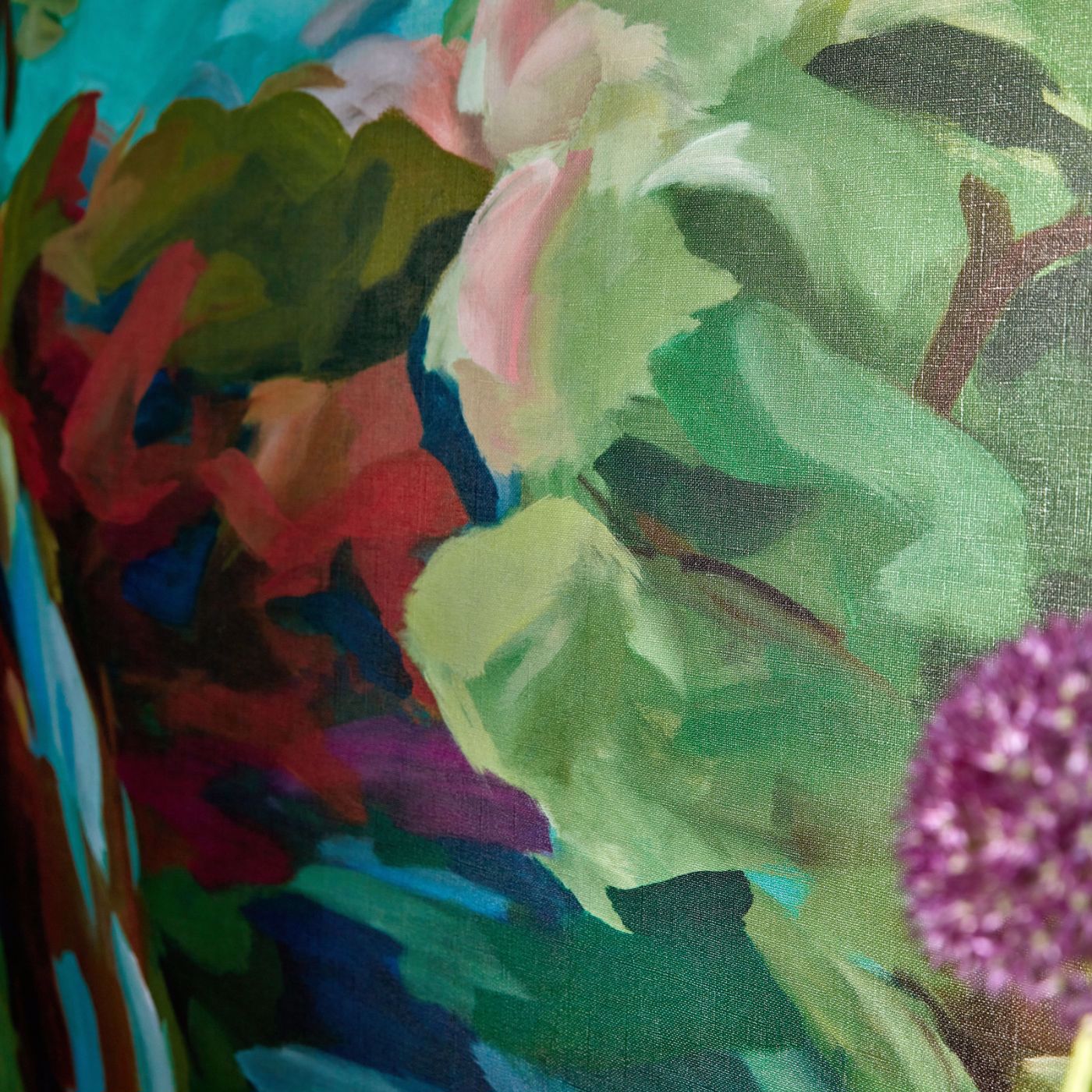 In The Woods Wallpaper - Sky/Emerald/Carnelian - HSRW113068 - Harlequin - Premier Wallcovering