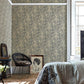 Indian Wallpaper - Charcoal/Nickel - Morris & Co - 216445 - Morris Wallpaper