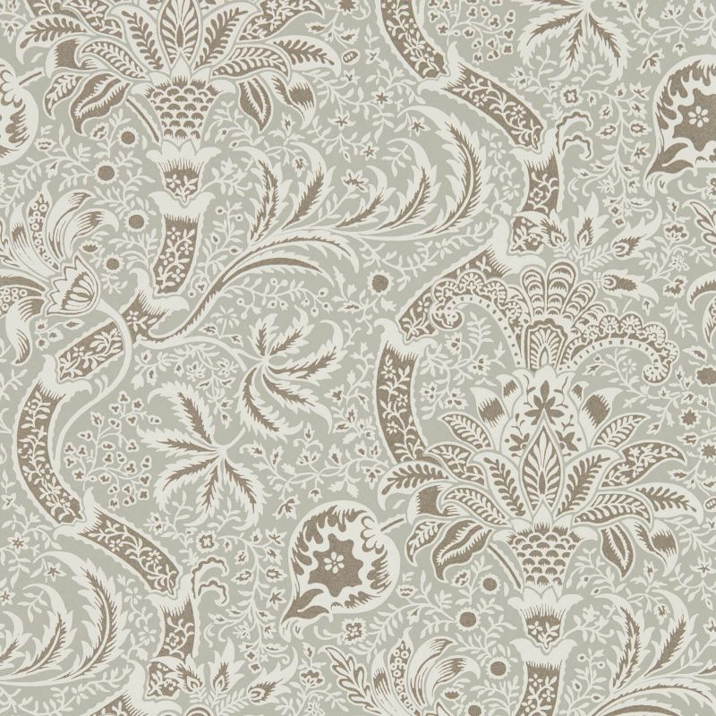 Indian Wallpaper - Grey/Pewter - Morris & Co - 216444 - Morris Wallpaper